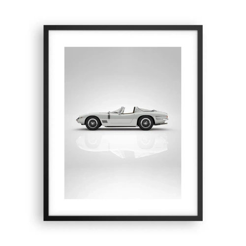 Poster in einem schwarzem Rahmen - Spaß versprochen - 40x50 cm