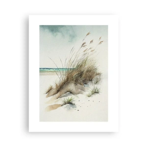 Poster - Mit Sand bedeckt - 30x40 cm