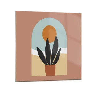 Glasbild - Bild auf glas - Kleine Freuden - 60x60 cm