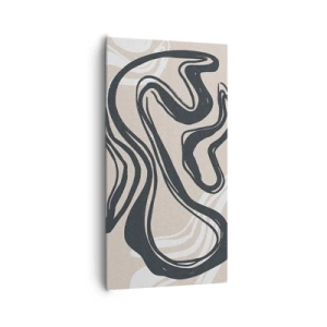 Bild auf Leinwand - Leinwandbild - Vervielfachter Ausdruck - 65x120 cm