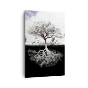 Bild auf Leinwand - Leinwandbild - Die Natur der Welt entdecken - 80x120 cm