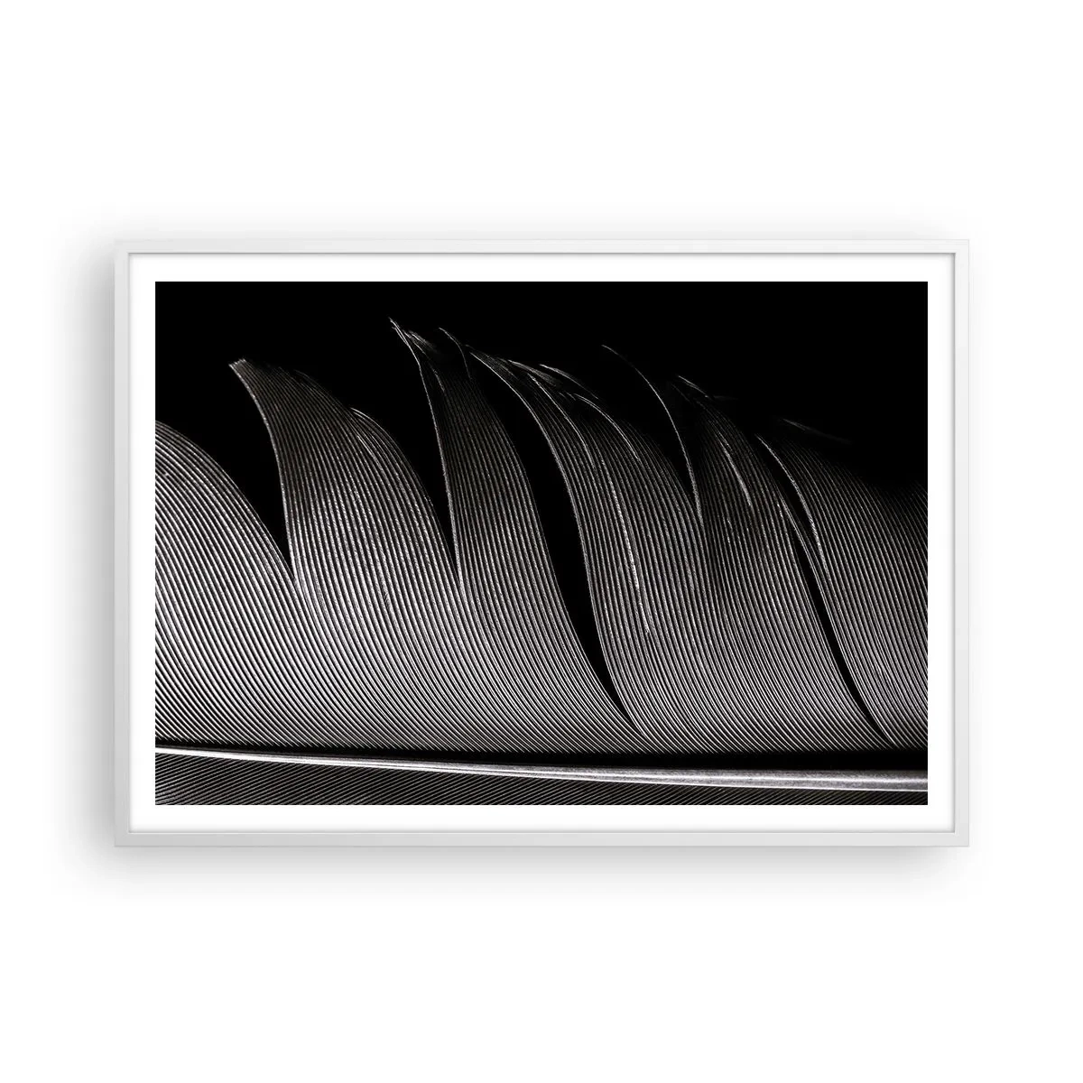 Poster in einem weißen Rahmen - Stift – ein wunderbares Design - 100x70 cm