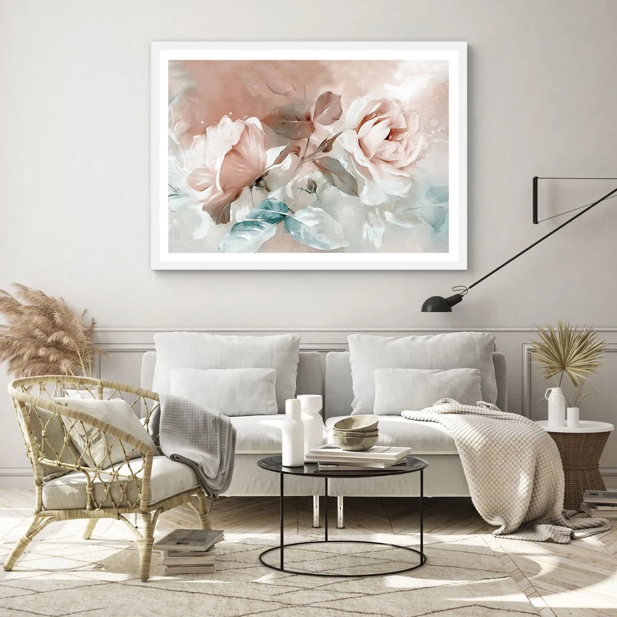 Poster in einem weißen Rahmen - Geist der Romantik - 40x30 cm