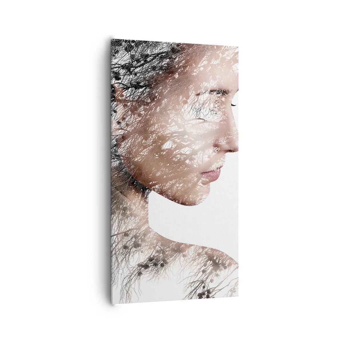 Bild auf Leinwand - Leinwandbild - Der Geist des Waldes - 65x120 cm