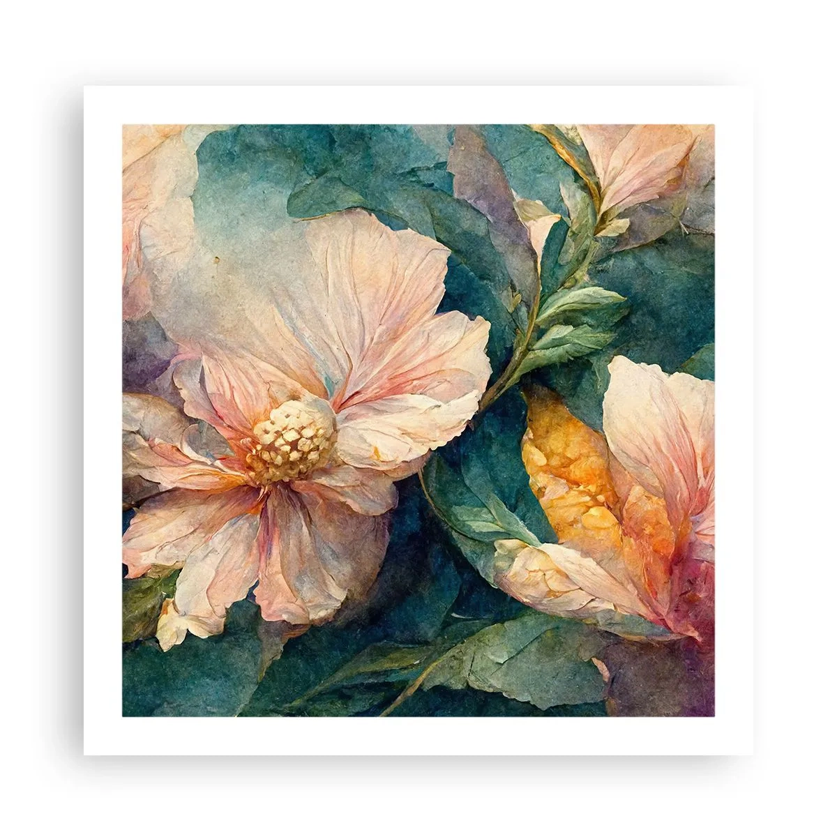 Poster - Pure Subtilität - 60x60 cm