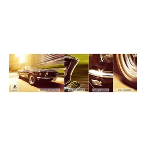 Fototapeten Muster Selbstklebend Deluxe Sticker - 1967 - die Legende kehrt zurück - Auto, Cabriolet, Automobil - 100x30 cm