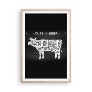 Poster in einem Rahmen aus heller Eiche - Metzger Grundierung - 61x91 cm