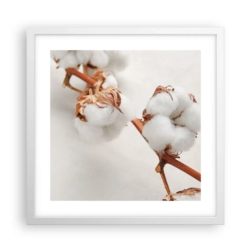 Poster in einem weißen Rahmen - Nur umarmen - 40x40 cm