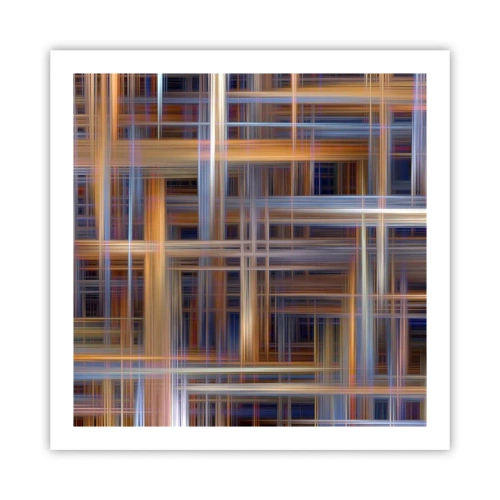 Poster - Aus Licht gewebt - 60x60 cm