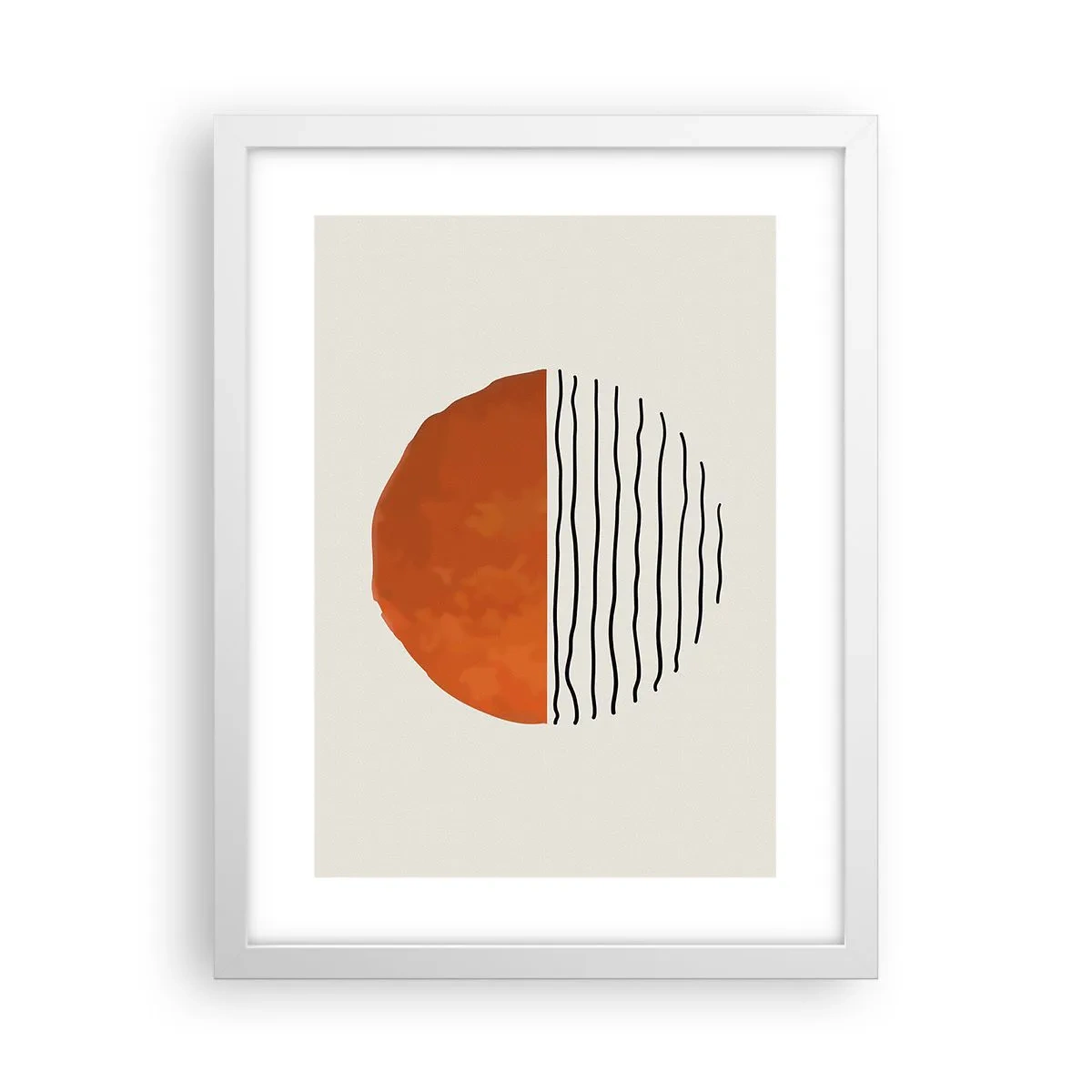 Poster in einem weißen Rahmen - Im japanischen Klima - 30x40 cm
