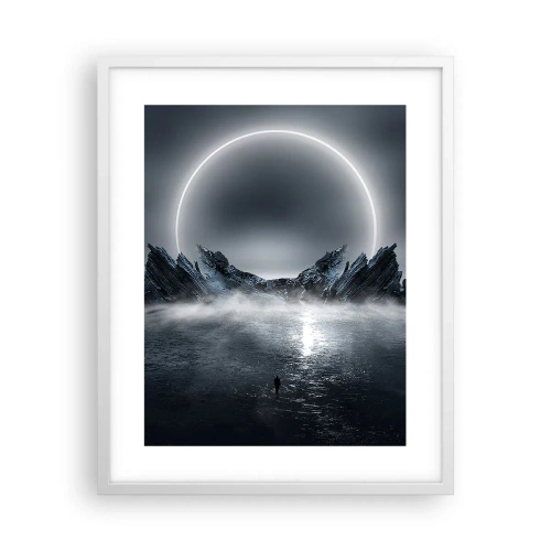 Poster in einem weißen Rahmen - Ende der Geschichte - 40x50 cm