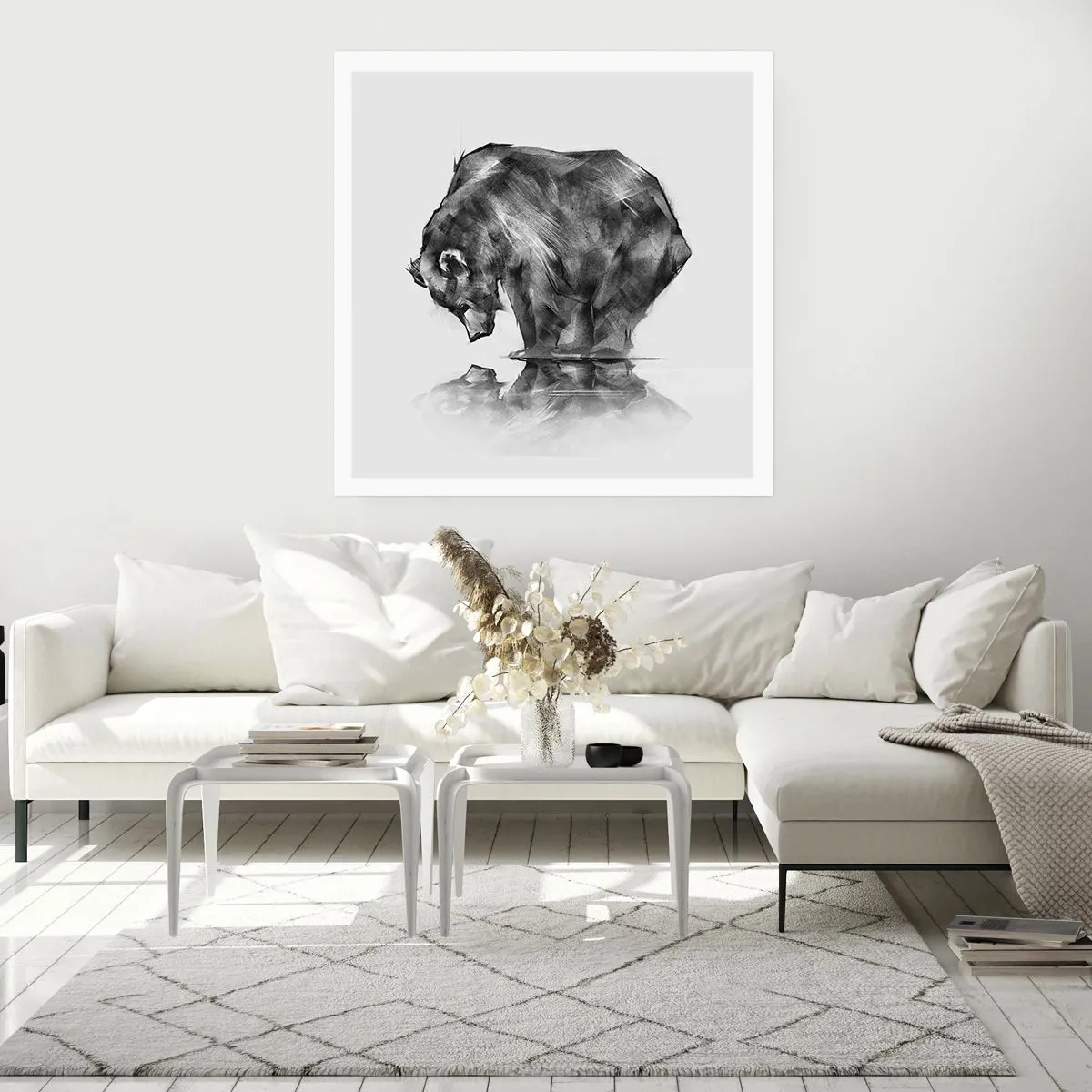 Poster - Schön, jemanden in der Nähe zu sehen - 60x60 cm