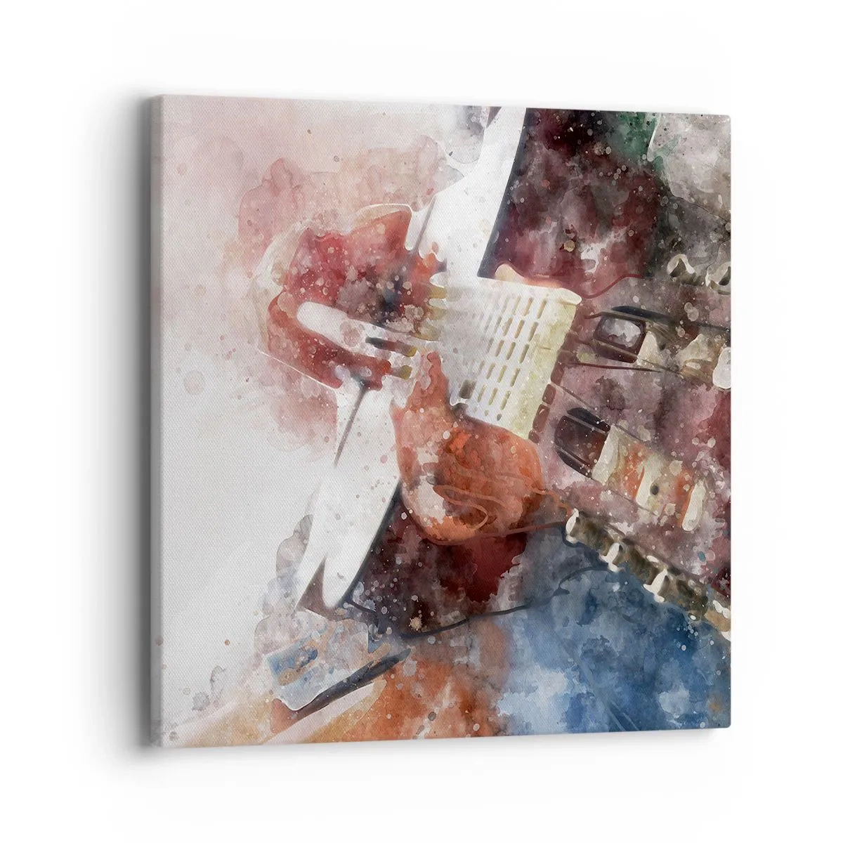 Bild auf Leinwand - Leinwandbild - Und was halten Sie davon? - 40x40 cm