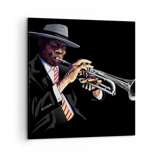 Bild auf Leinwand - Leinwandbild - Charme der alten Schule - 60x60 cm