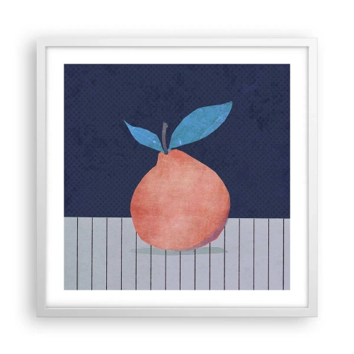 Poster in einem weißen Rahmen - Konvexität und Ebene - 50x50 cm