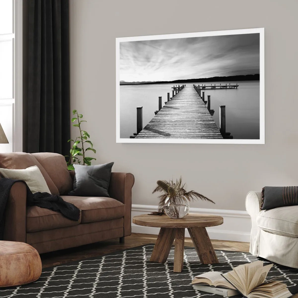 Poster - An der Wasserstelle - Ruhe - 70x50 cm