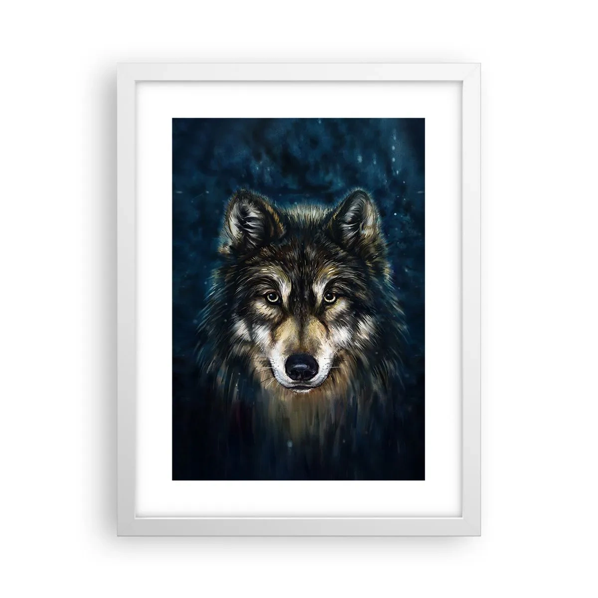 Poster in einem weißen Rahmen - Alpha? Und Omega - 30x40 cm