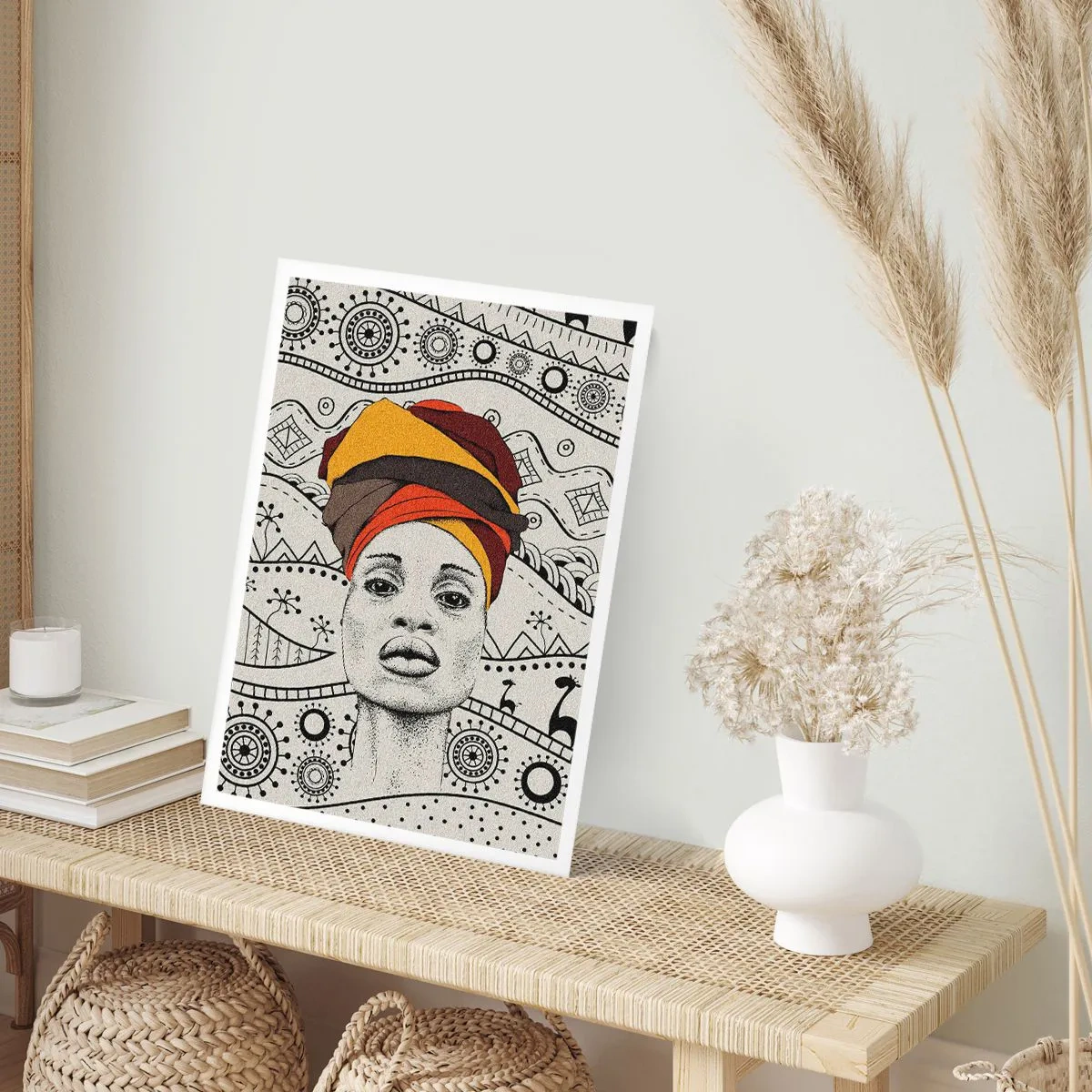 Poster - Afrikanisches Porträt - 30x40 cm