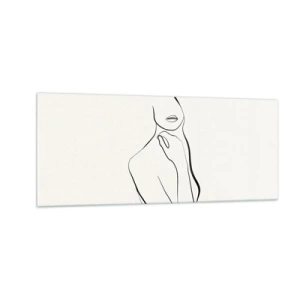 Glasbild - Bild auf glas - Eine Welle der Melancholie - 100x40 cm