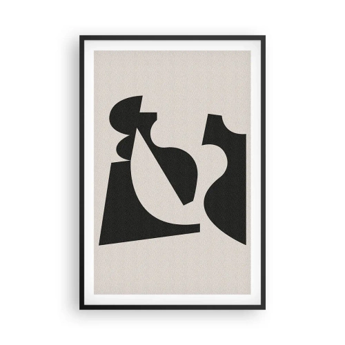 Poster in einem schwarzem Rahmen - Zum Selbstbauen - 61x91 cm