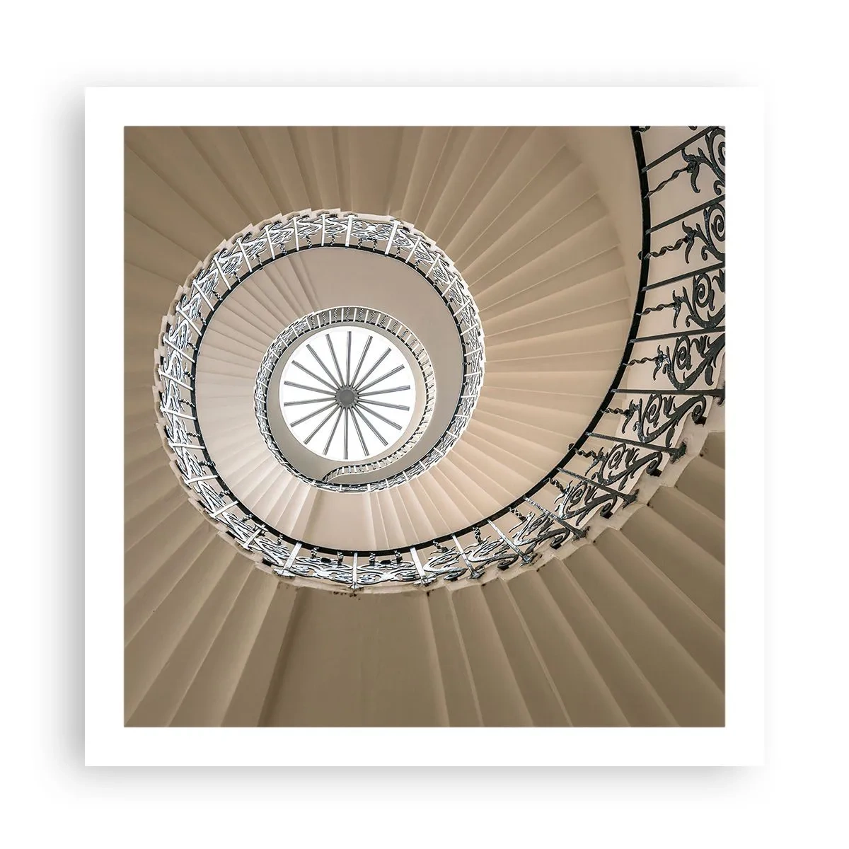 Poster - Im Inneren der Muschel - 60x60 cm