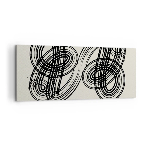 Bild auf Leinwand - Leinwandbild - Es kam spontan heraus - 100x40 cm