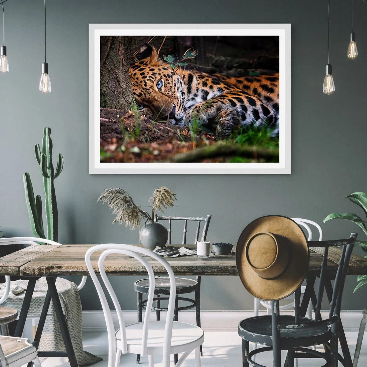 Poster in einem weißen Rahmen - Vertrau mir - 70x50 cm