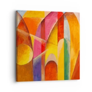 Bild auf Leinwand - Leinwandbild - Kathedrale der Sonne - 30x30 cm