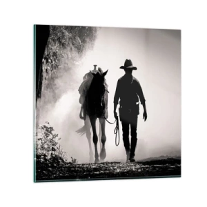 Glasbild - Bild auf glas - Texas-Morgen - 30x30 cm
