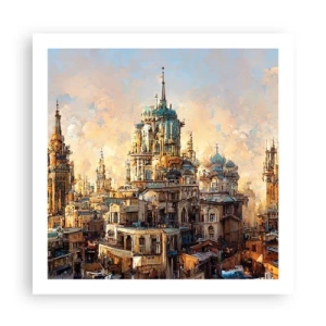 Poster - Stadt der Städte - 60x60 cm