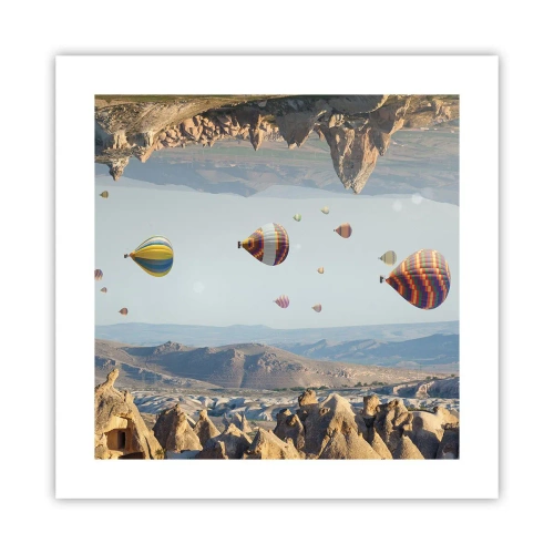 Poster - Hier ist alles möglich - 40x40 cm