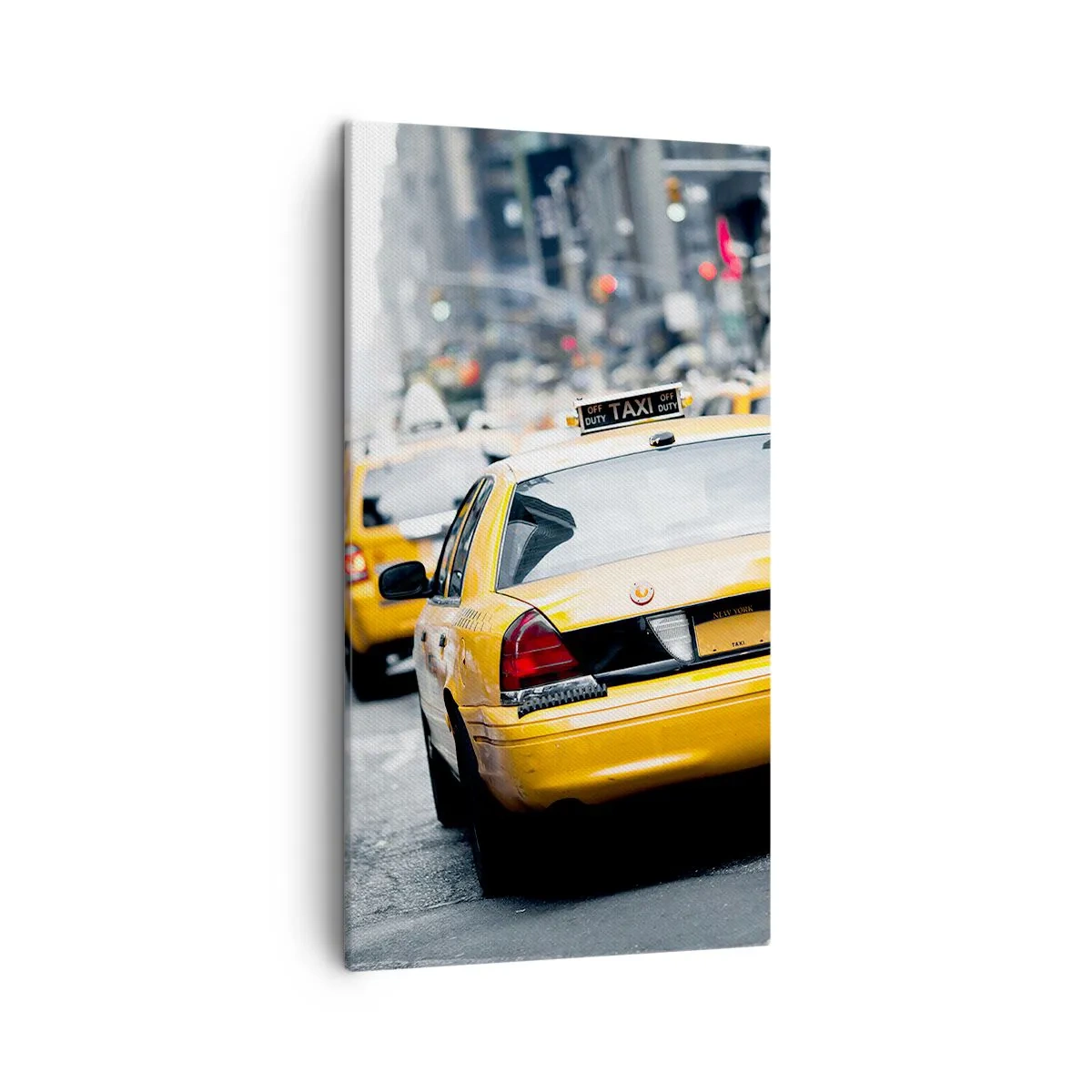 Bild auf Leinwand - Leinwandbild - Nur in dieser Stadt - 45x80 cm