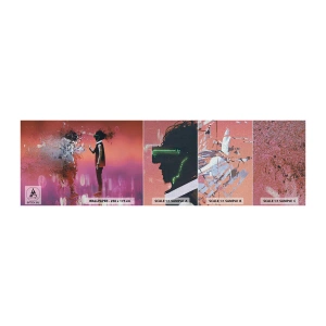Fototapeten Muster Premium Canvas - Kannst du dich selbst anschauen? - Abstraktion, Stück, Menschen - 100x30 cm