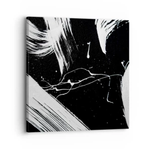 Bild auf Leinwand - Leinwandbild - Dunkelheit durchbrechen - 30x30 cm