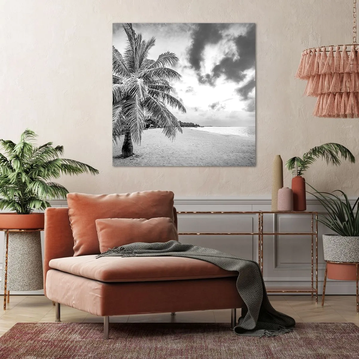 Bild auf Leinwand - Leinwandbild - Wenn du dich nach Einsamkeit sehnst ... - 60x60 cm