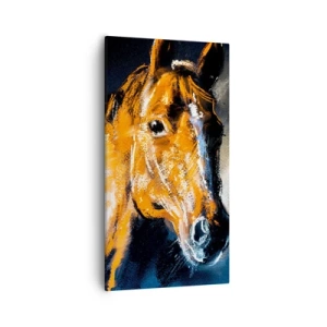 Bild auf Leinwand - Leinwandbild - Also was, gehst du? - 55x100 cm