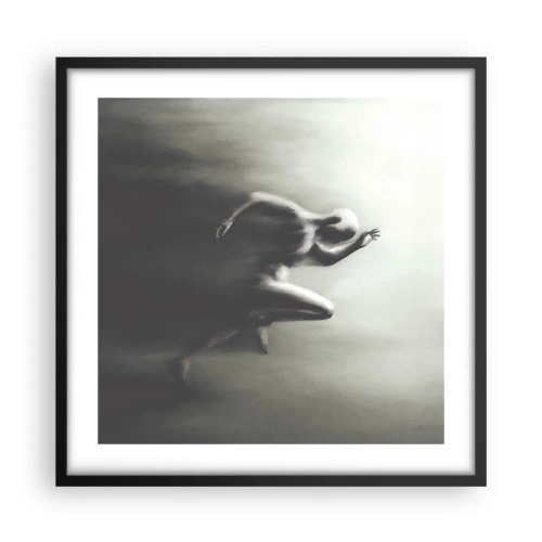 Poster in einem schwarzem Rahmen - Unwiderstehlich - 50x50 cm
