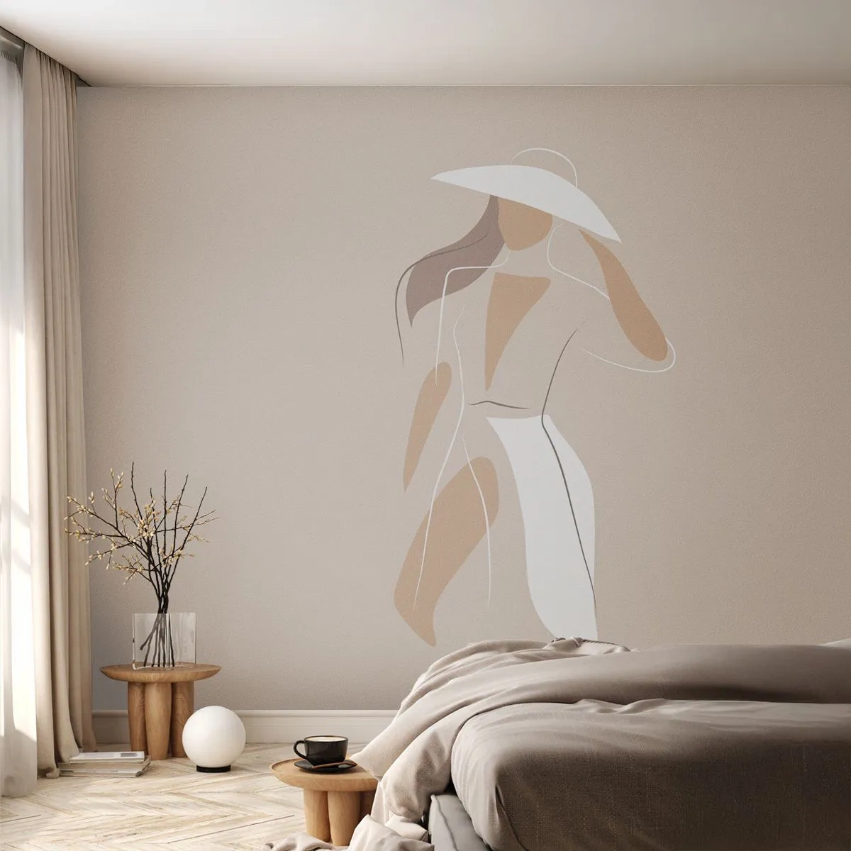 Fototapete Premium Canvas - Mode macht Spaß - Frau, Grafik, Mode - 250x175 cm