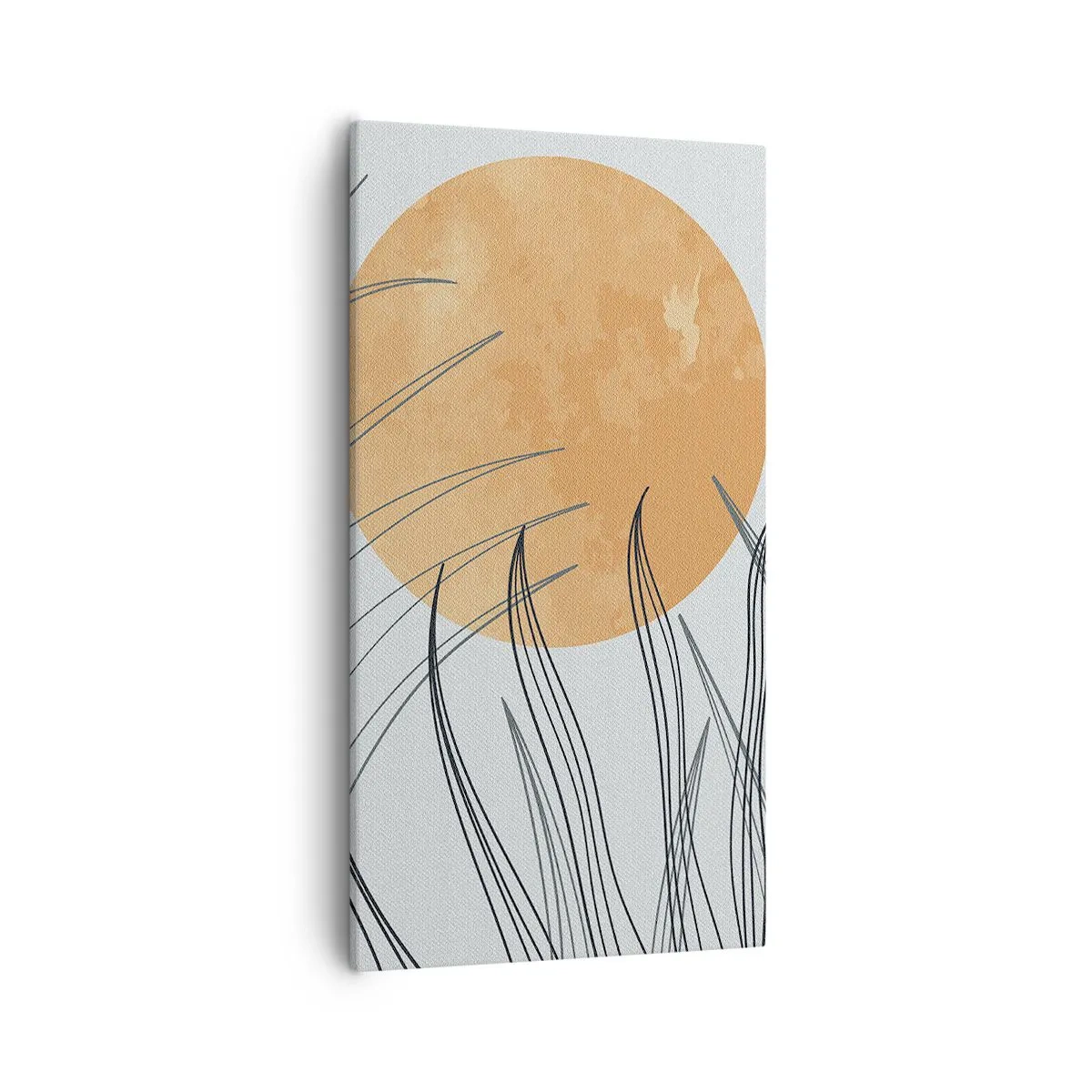 Bild auf Leinwand - Leinwandbild - Immer der Sonne entgegen - 55x100 cm