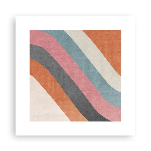 Poster - Diagonale Komposition – Bewegung - 30x30 cm