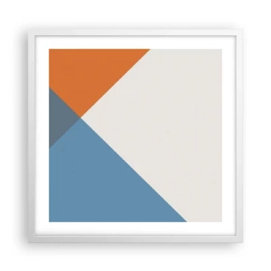 Poster in einem weißen Rahmen - In einem Winkel… - 50x50 cm
