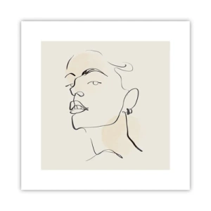 Poster - Ein stolzer Blick - 30x30 cm