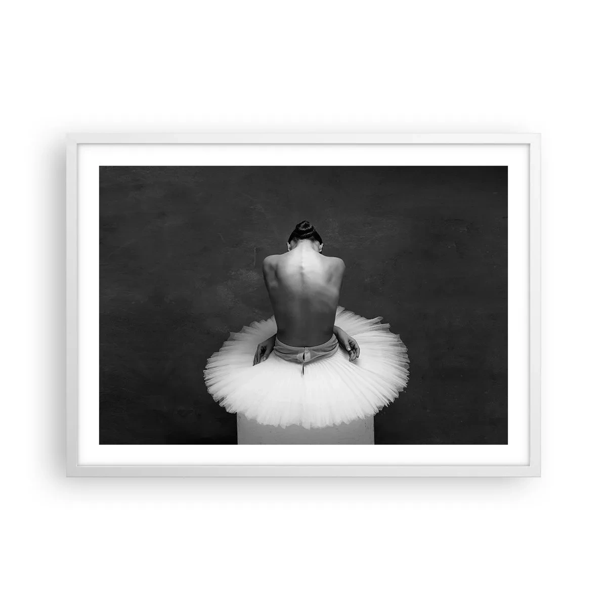 Poster in einem weißen Rahmen - Es blüht gerade - 70x50 cm