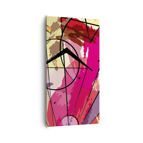 Bild auf Leinwand - Leinwandbild - Explosion - 65x120 cm