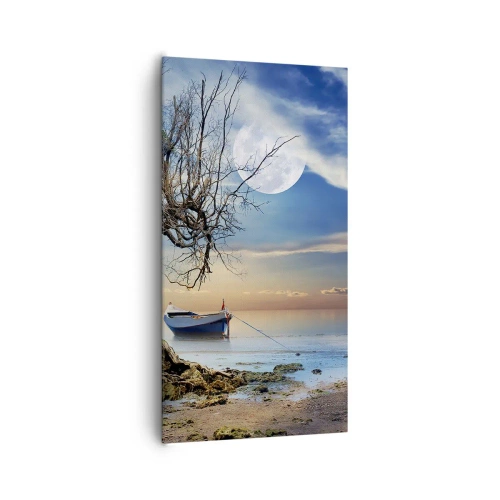 Bild auf Leinwand - Leinwandbild - Ist das das Ende oder der Anfang? - 65x120 cm