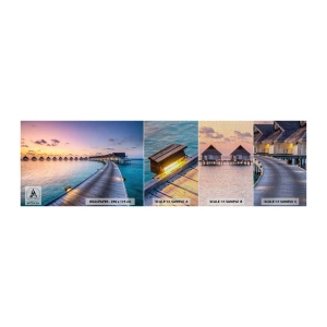 Fototapeten Muster Premium Sand - Urlaub - zurück zu den Quellen - Malediven, Landschaft, Reisen - 100x30 cm