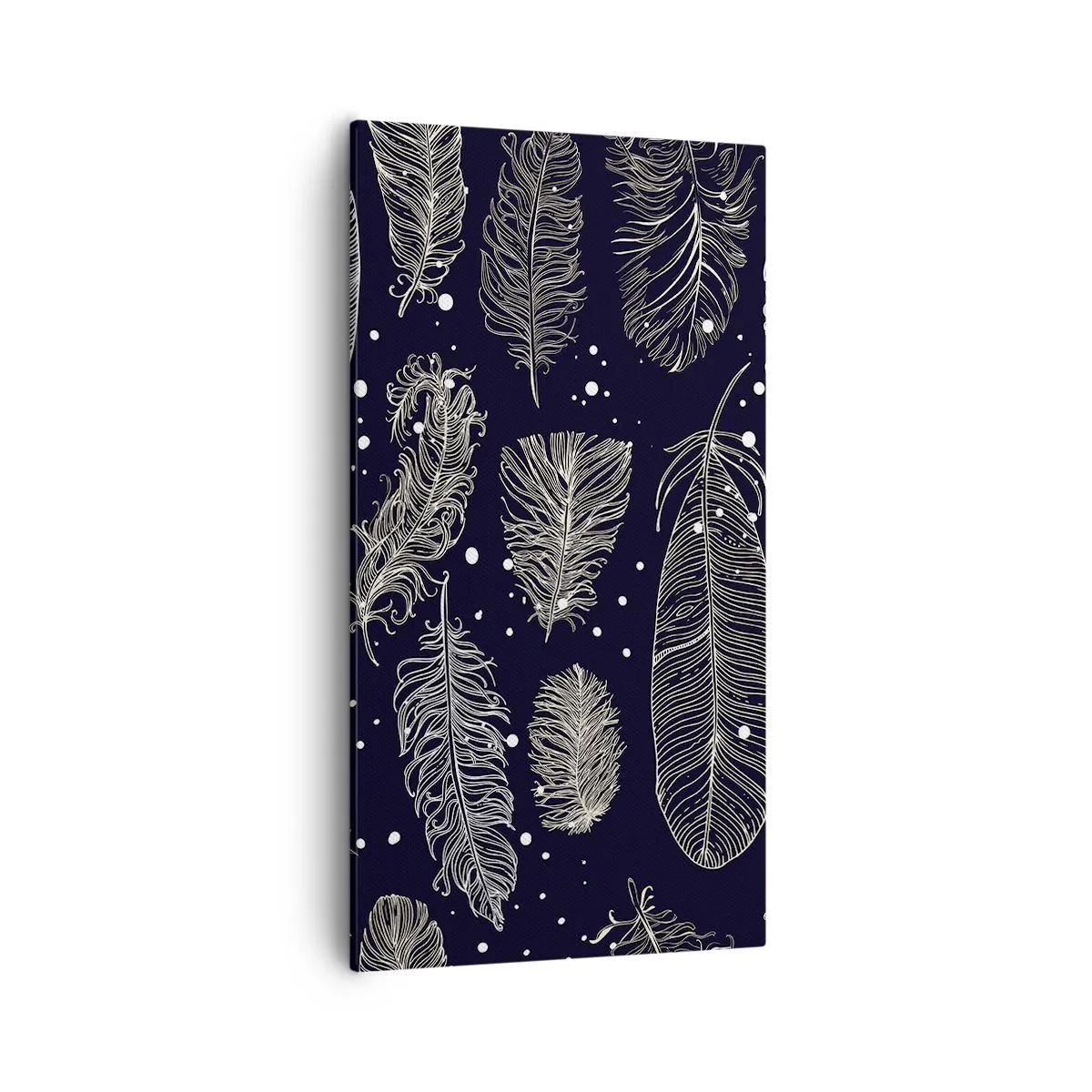 Bild auf Leinwand - Leinwandbild - Gefiederte Spitze - 55x100 cm