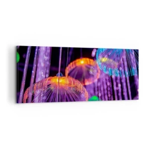 Bild auf Leinwand - Leinwandbild - Lichtbrunnen - 100x40 cm