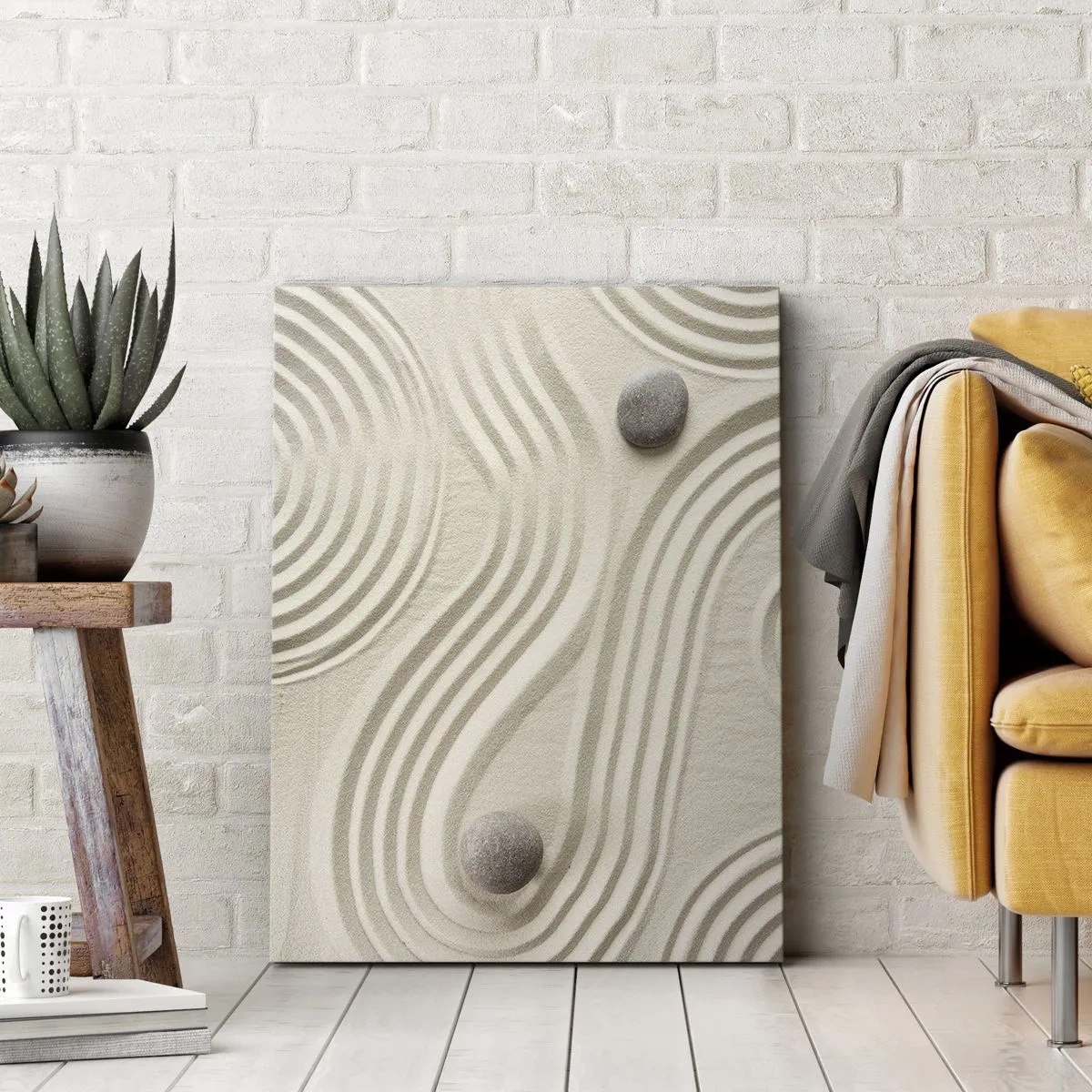 Bild auf Leinwand - Leinwandbild - Ein Hauch von Wärme - 55x100 cm