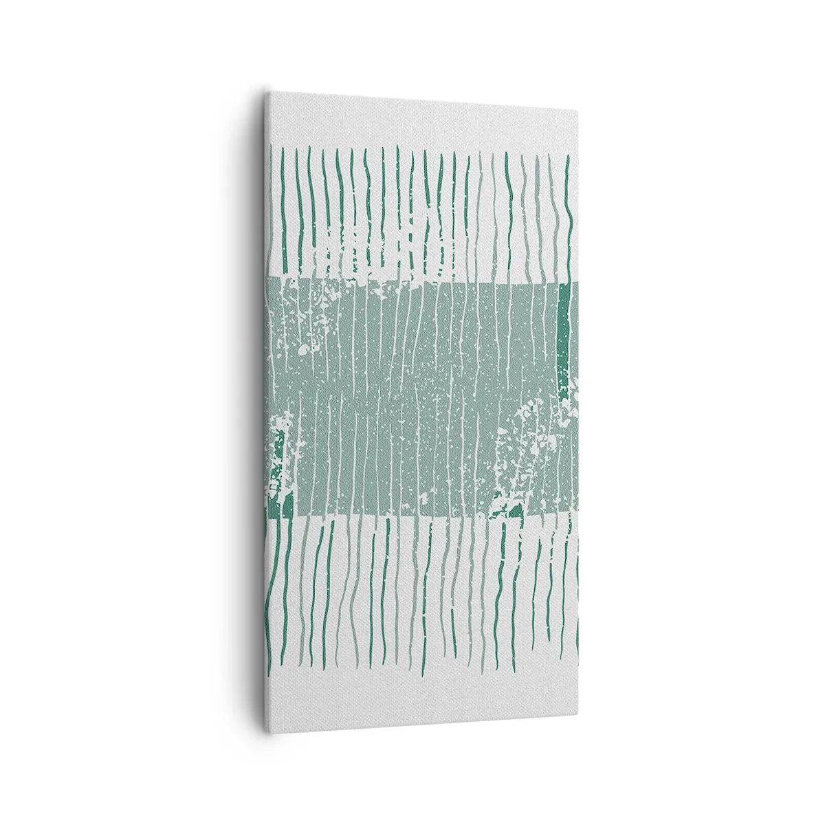 Bild auf Leinwand - Leinwandbild - Marine Abstraktion - 55x100 cm